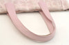Authentic CHANEL New Travel Line Shoulder Tote Bag Nylon Leather Pink 3449K