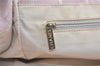 Authentic CHANEL New Travel Line Shoulder Tote Bag Nylon Leather Pink 3449K