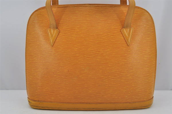 Authentic Louis Vuitton Epi Lussac Shoulder Tote Bag Yellow M52289 LV 3451J