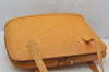 Authentic Louis Vuitton Epi Lussac Shoulder Tote Bag Yellow M52289 LV 3451J