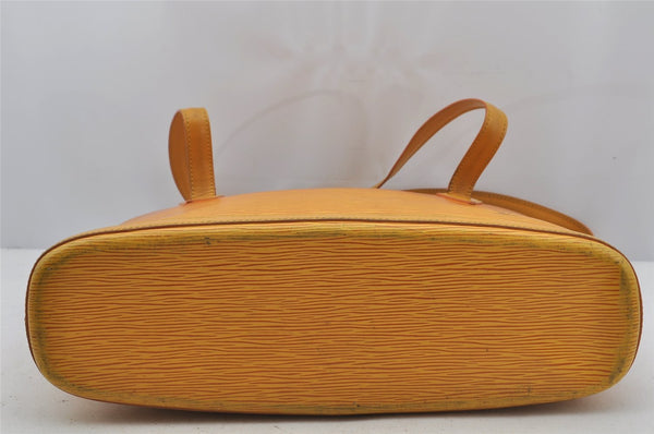 Authentic Louis Vuitton Epi Lussac Shoulder Tote Bag Yellow M52289 LV 3451J