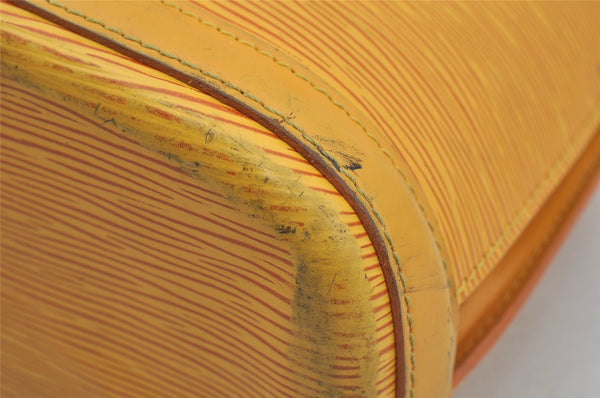 Authentic Louis Vuitton Epi Lussac Shoulder Tote Bag Yellow M52289 LV 3451J