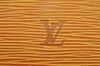 Authentic Louis Vuitton Epi Lussac Shoulder Tote Bag Yellow M52289 LV 3451J