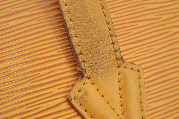 Authentic Louis Vuitton Epi Lussac Shoulder Tote Bag Yellow M52289 LV 3451J