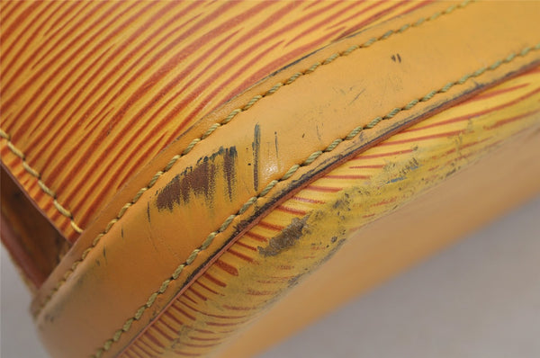 Authentic Louis Vuitton Epi Lussac Shoulder Tote Bag Yellow M52289 LV 3451J