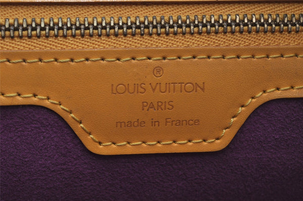 Authentic Louis Vuitton Epi Lussac Shoulder Tote Bag Yellow M52289 LV 3451J