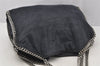 Authentic Stella McCartney Falabella 2Way Shoulder Hand Bag Leather Navy 3452J