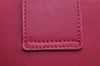 Authentic SAINT LAURENT Vintage Clutch Hand Bag Purse Leather Pink YSL 3455J