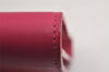 Authentic SAINT LAURENT Vintage Clutch Hand Bag Purse Leather Pink YSL 3455J