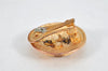 Authentic CHANEL Vintage Clip-On Earrings CC Logo Gold Plated 3455K