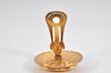 Authentic CHANEL Vintage Clip-On Earrings CC Logo Gold Plated 3455K