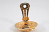 Authentic CHANEL Vintage Clip-On Earrings CC Logo Gold Plated 3455K
