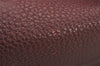 Authentic MIU MIU VITELLO DAINO Leather 2Way Hand Bag RR1945 Wine Red 3456J