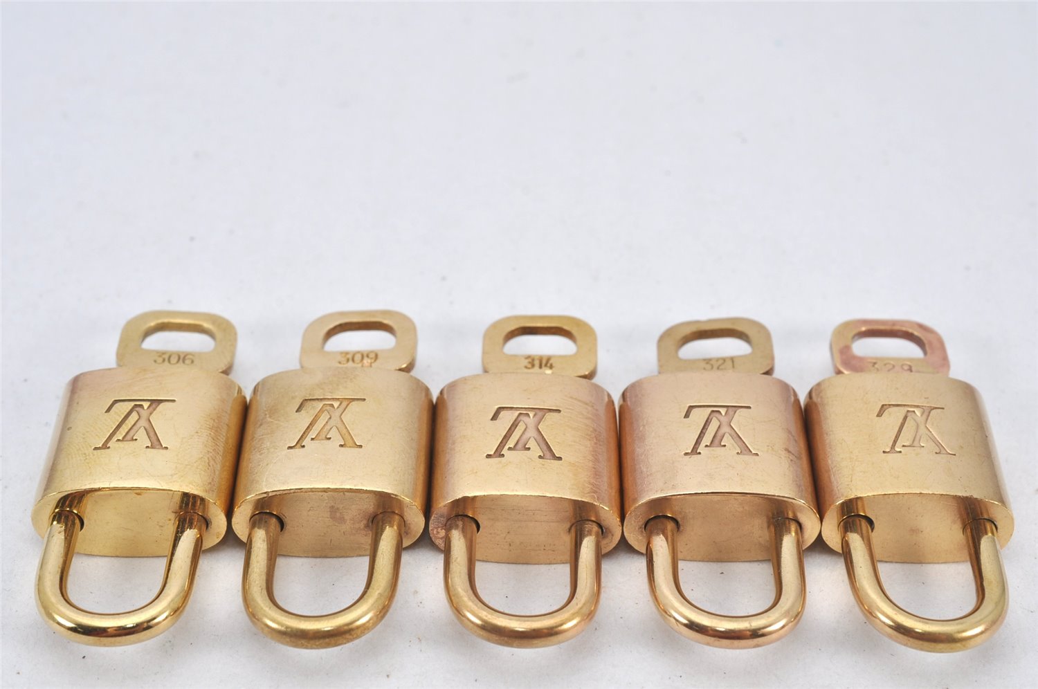 Authentic Louis Vuitton Padlock & Keys 10Set LV 3456K