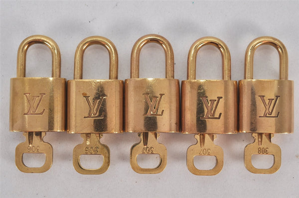 Authentic Louis Vuitton Padlock & Keys 10Set LV 3457K