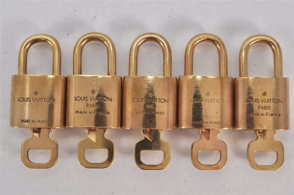 Authentic Louis Vuitton Padlock & Keys 10Set LV 3457K