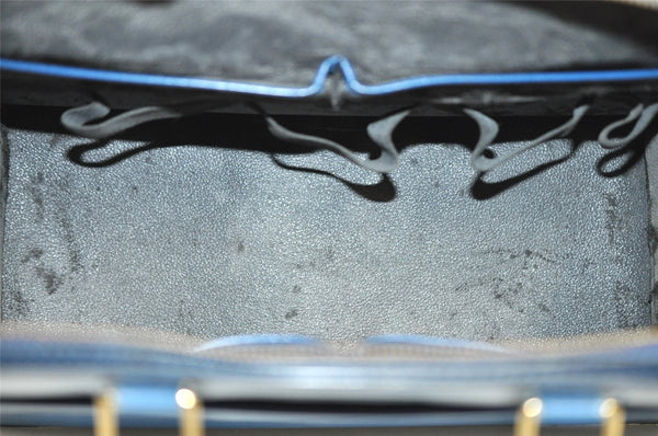 Authentic Louis Vuitton Epi Riviera Hand Bag Blue M48185 LV Junk 3459I