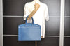 Authentic Louis Vuitton Epi Riviera Hand Bag Blue M48185 LV Junk 3459I