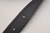 Auth Louis Vuitton Monogram Empreinte Ceinture Grasses Belt Navy 36" Box 3459J