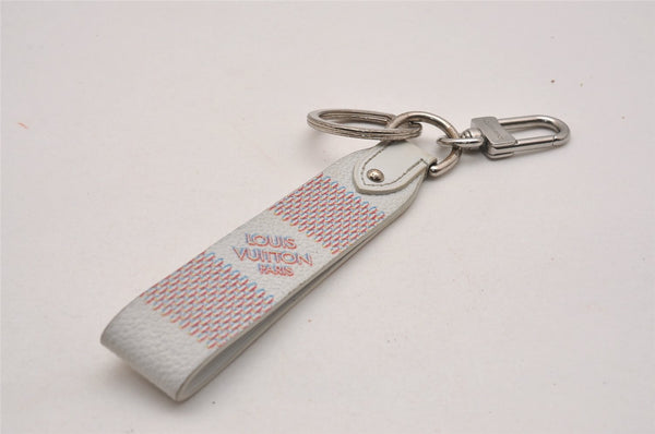 Auth Louis Vuitton Damier Spray Porte Cles Dragonne Key Charm MP3339 LV 3460J