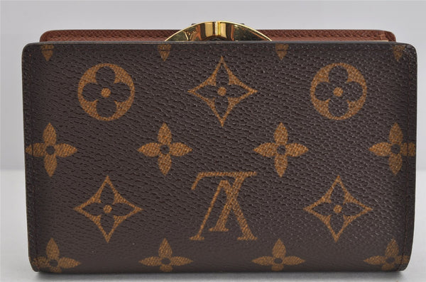 Auth Louis Vuitton Monogram Porte Monnaie Billets Viennois M61663 Wallet 3460K