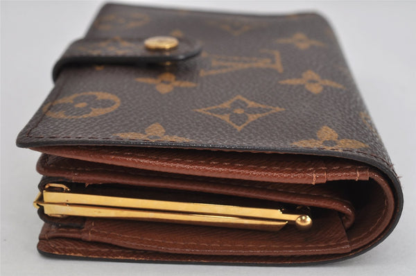 Auth Louis Vuitton Monogram Porte Monnaie Billets Viennois M61663 Wallet 3460K