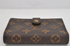 Auth Louis Vuitton Monogram Porte Monnaie Billets Viennois M61663 Wallet 3460K