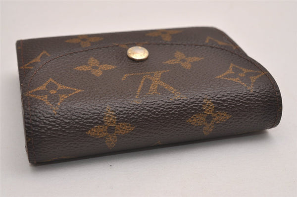 Authentic Louis Vuitton Monogram Portefeuille Helene M60253 Trifold Wallet 3461J