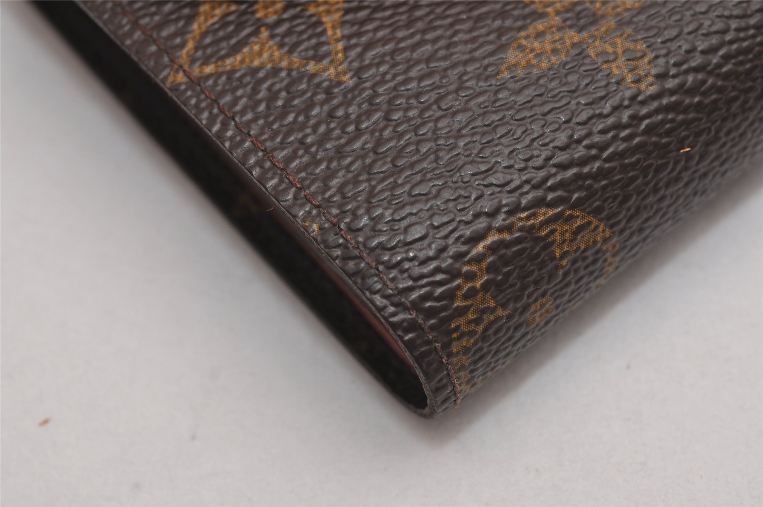 Authentic Louis Vuitton Monogram Portefeuille Helene M60253 Trifold Wallet 3461J