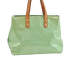 Authentic Louis Vuitton Vernis Reade PM Hand Bag Light Green M91307 LV 3463K