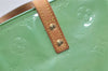 Authentic Louis Vuitton Vernis Reade PM Hand Bag Light Green M91307 LV 3463K