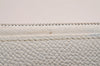 Authentic HERMES Azap Silk In Long Wallet Purse Leather White Box 3464J