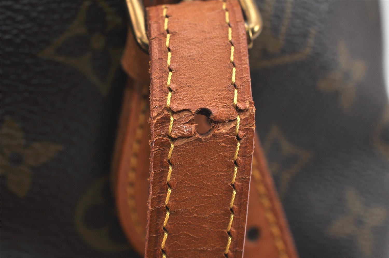 Authentic Louis Vuitton Monogram Bucket PM Shoulder Tote Bag Old Model LV 3464K