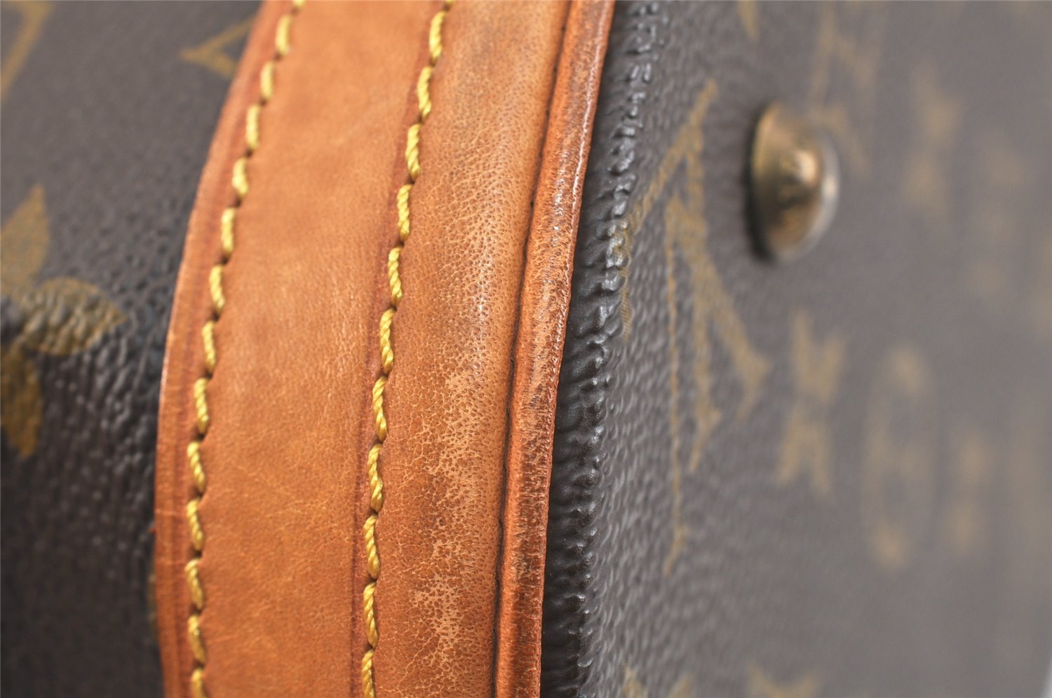 Authentic Louis Vuitton Monogram Bucket PM Shoulder Tote Bag Old Model LV 3464K