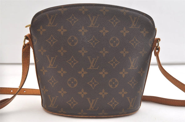 Authentic Louis Vuitton Monogram Drouot Shoulder Cross Body Bag M51290 LV 3465K