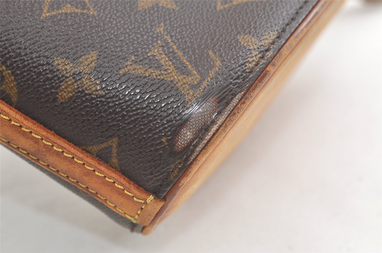 Authentic Louis Vuitton Monogram Drouot Shoulder Cross Body Bag M51290 LV 3465K