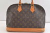 Authentic Louis Vuitton Monogram Alma Hand Bag Purse M51130 LV 3466K