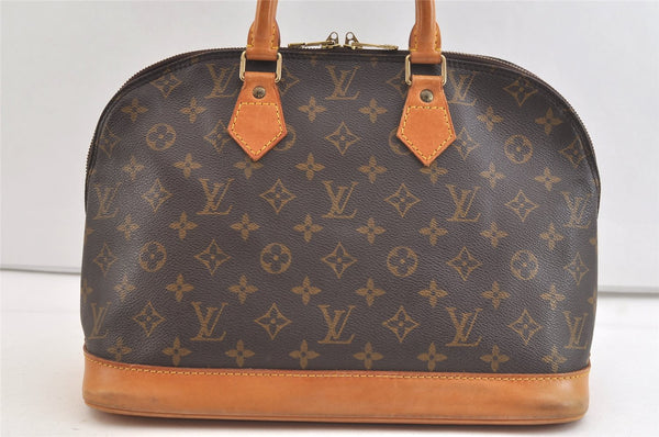 Authentic Louis Vuitton Monogram Alma Hand Bag Purse M51130 LV 3466K