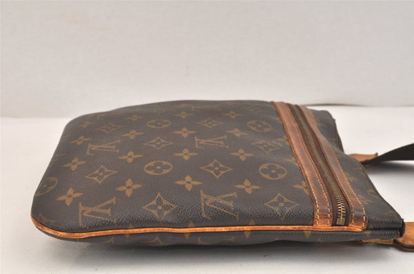 Auth Louis Vuitton Monogram Pochette Bosphore Shoulder Cross Bag M40044 LV 3467K