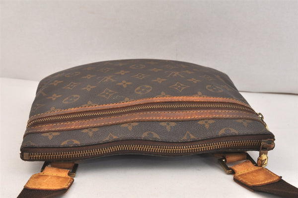 Auth Louis Vuitton Monogram Pochette Bosphore Shoulder Cross Bag M40044 LV 3467K