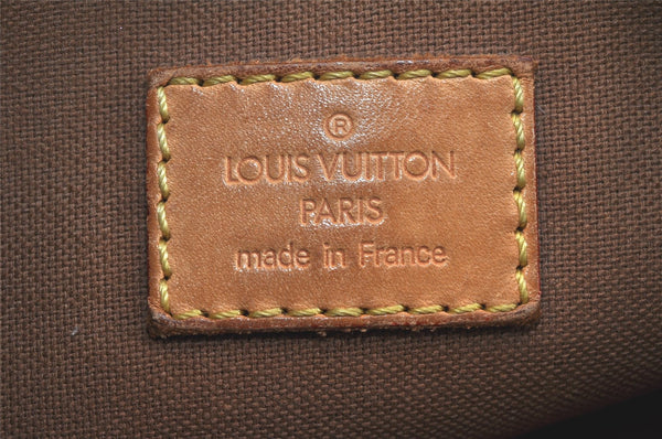 Auth Louis Vuitton Monogram Pochette Bosphore Shoulder Cross Bag M40044 LV 3467K