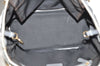 Authentic Christian Dior Panarea Cannage Tote Bag PVC Leather Blue Junk 3468I