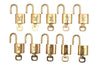 Authentic Louis Vuitton Padlock & Keys 10Set LV 3468J