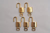 Authentic Louis Vuitton Padlock & Keys 10Set LV 3468J