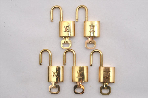 Authentic Louis Vuitton Padlock & Keys 10Set LV 3468J