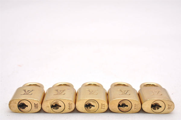 Authentic Louis Vuitton Padlock & Keys 10Set LV 3468J