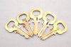 Authentic Louis Vuitton Padlock & Keys 10Set LV 3468J