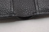 Authentic YVES SAINT LAURENT Vintage Bifold Wallet Purse Leather Black 3469I