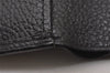 Authentic YVES SAINT LAURENT Vintage Bifold Wallet Purse Leather Black 3469I