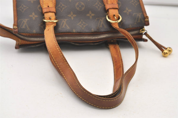 Authentic Louis Vuitton Monogram Popincourt Haut Shoulder Bag M40007 LV 3469J